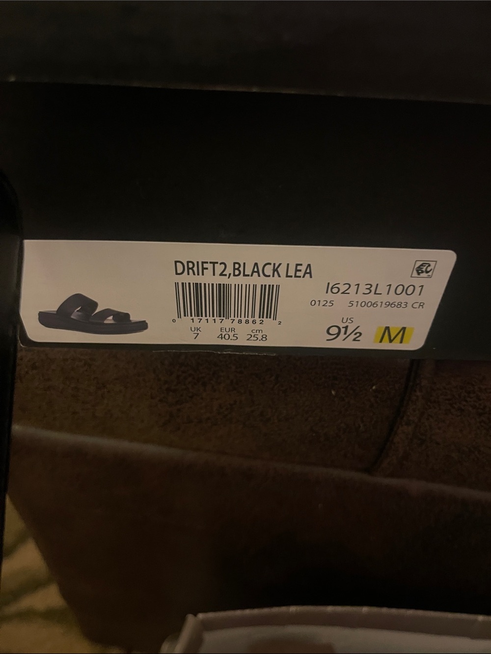 Naturalizer Black Lea Slide platform Sandals Size 9.5M NIB Retail $139 - Picture 6 of 6